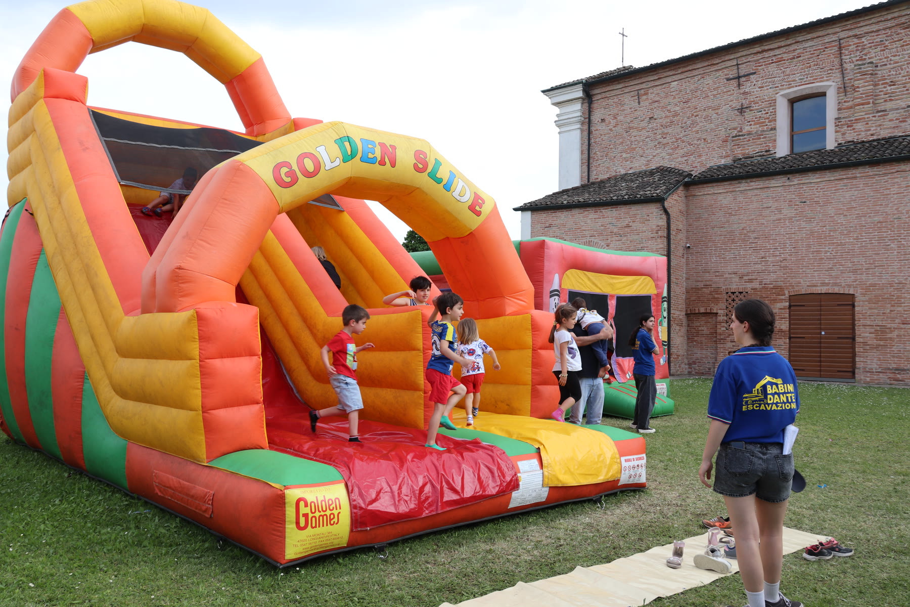 Gonfiabili nell'Angolo dei Bambini della Sagra della Campagna